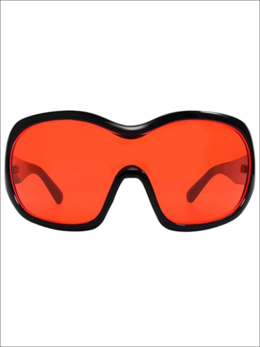 Oversized Wrap Around Shield Sunglasses Y2K Retro UV Protection